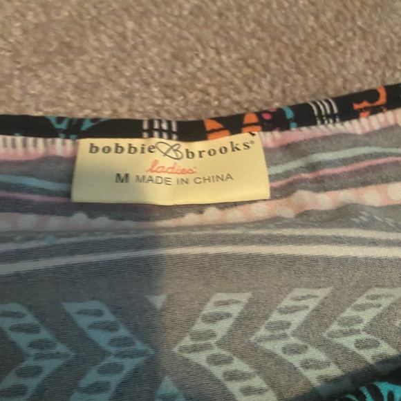 Print dress with straps and off the shoulder - Picture 2 of 2